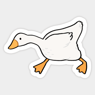 Untitled goose Sticker